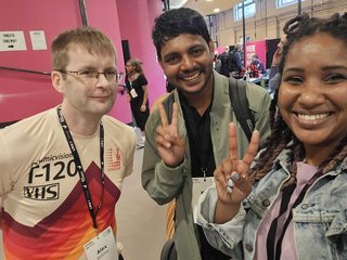 Friends at PyCon UK.