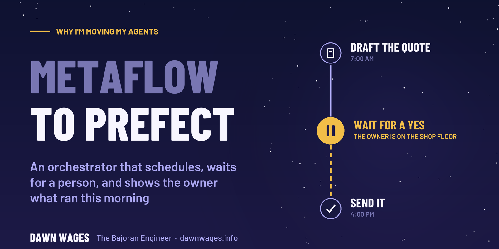 Why I'm moving my agents from Metaflow to Prefect