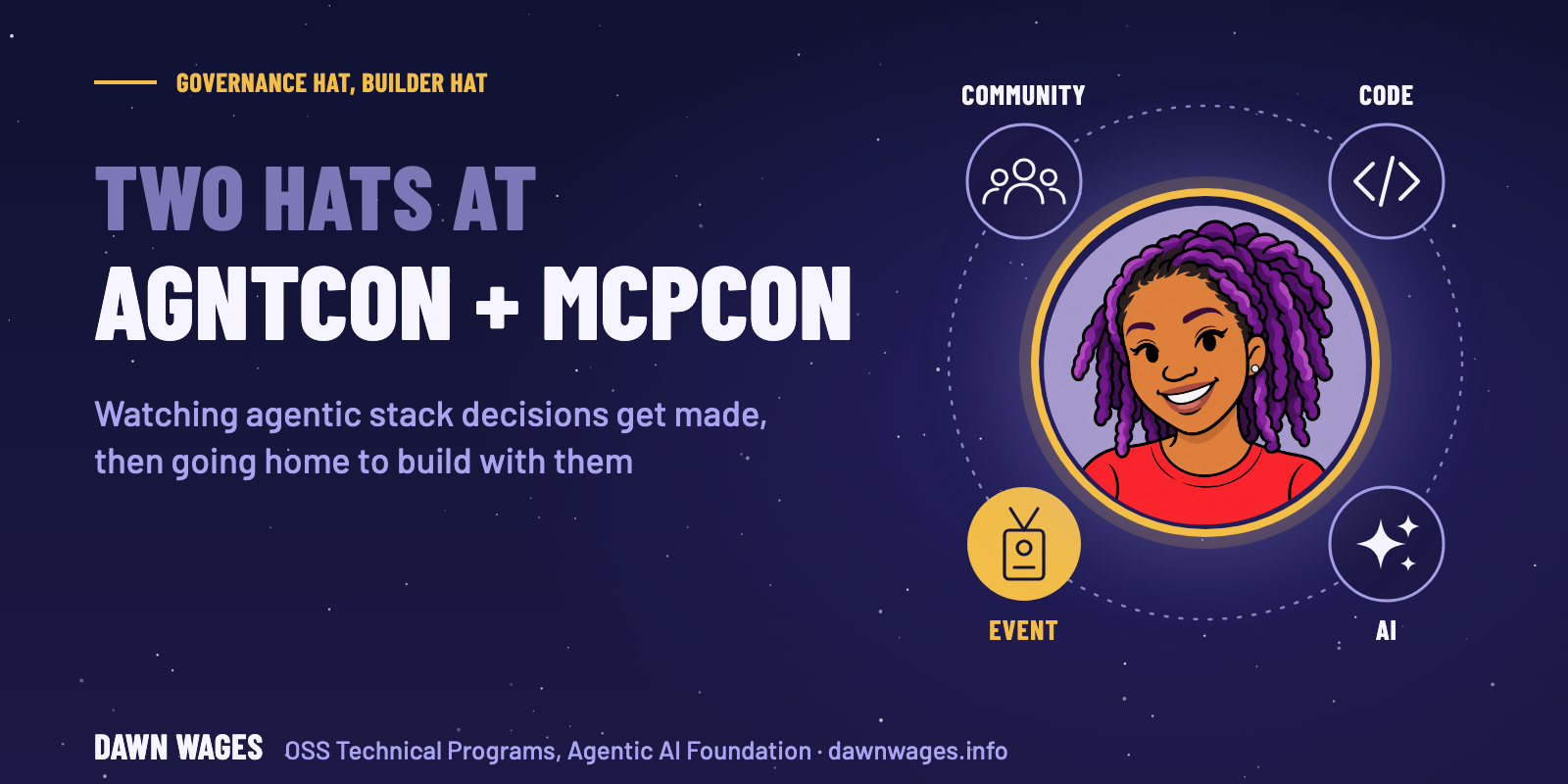 Two hats at AGNTCon + MCPCon header